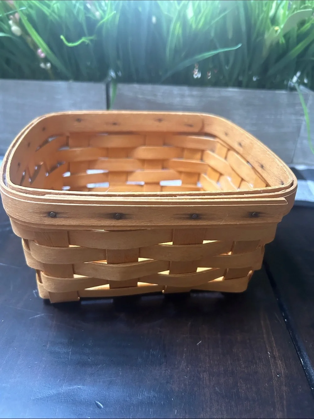 Longaberger handwoven basket